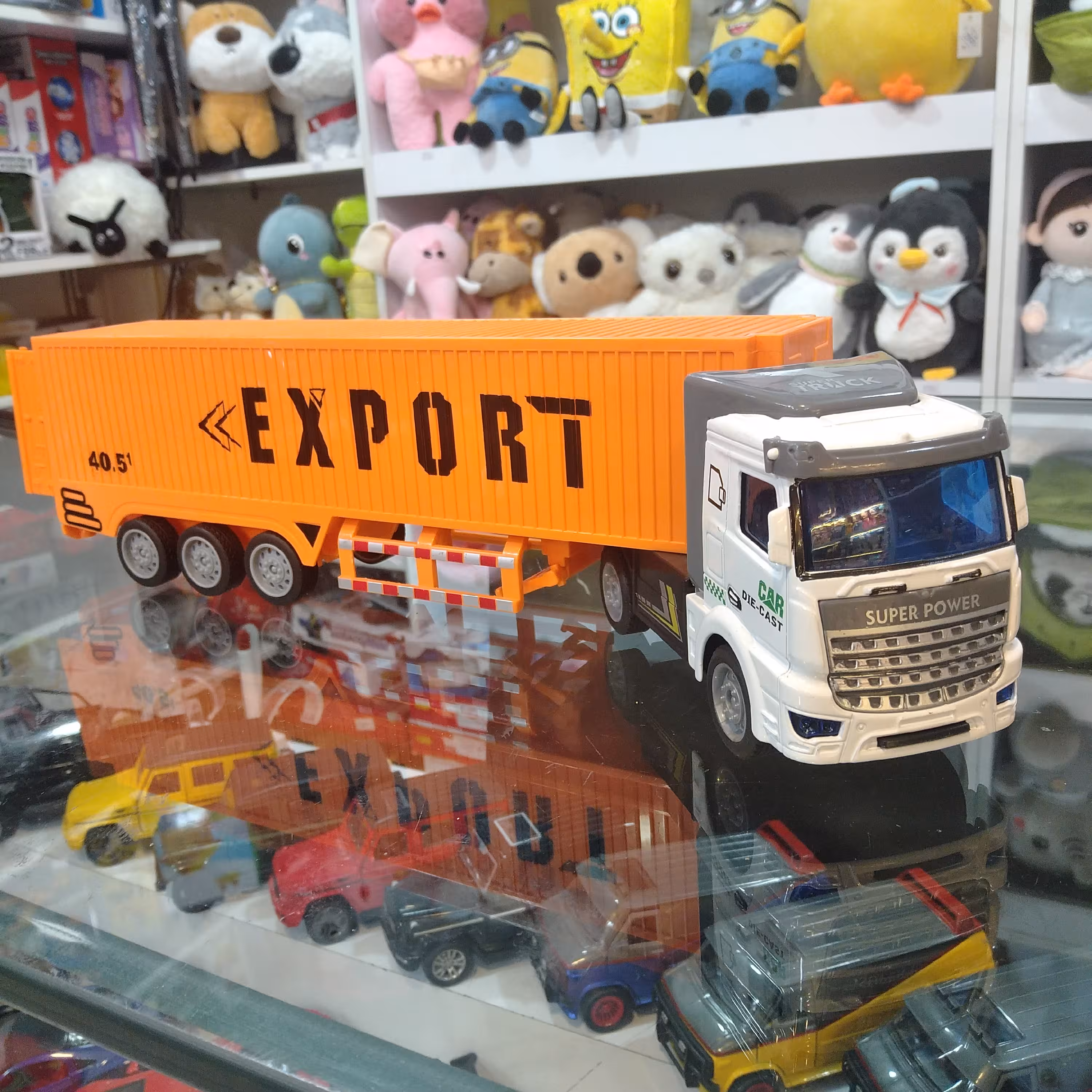 ماکت تریلی کانتینردار