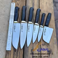 سرویس کامل چاقو اشپزخانه زنجان | 6 پارچه اصل برند هادی فضلی ضد زنگ