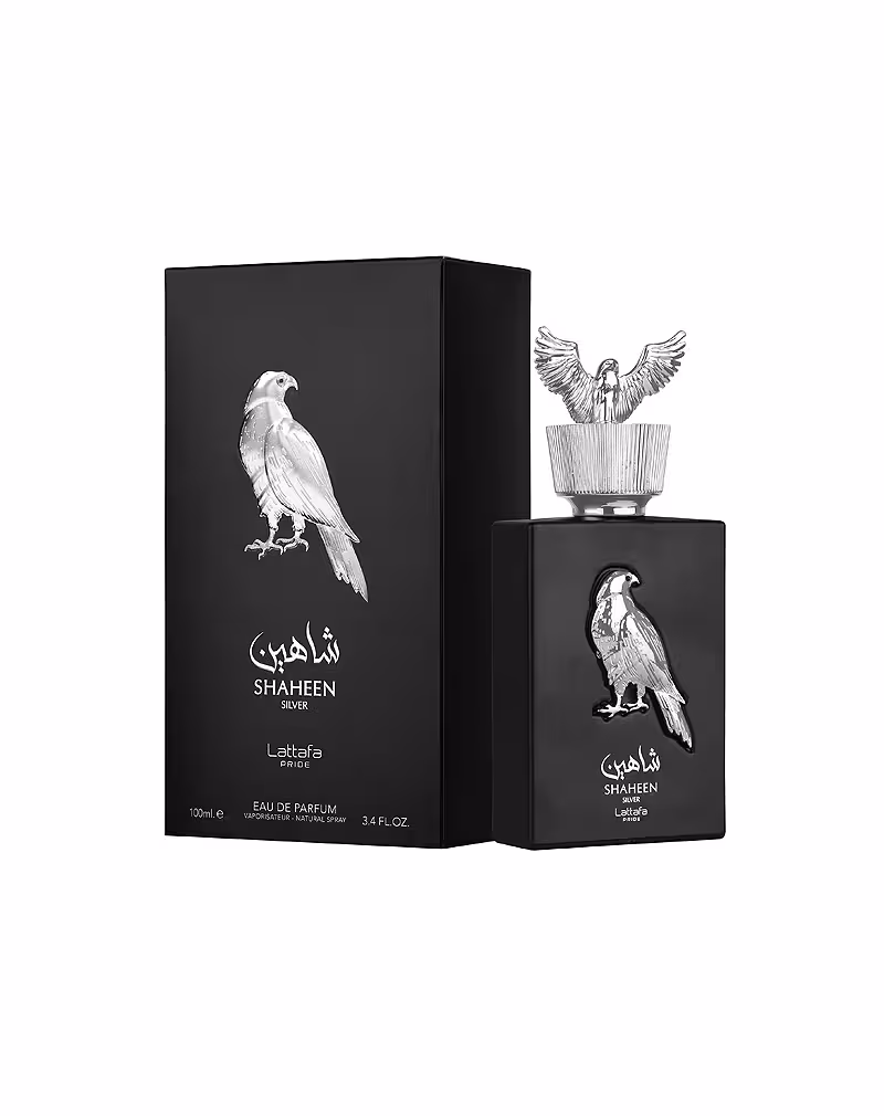 ادکلن مردانه لطافه مدل Shaheen Silver