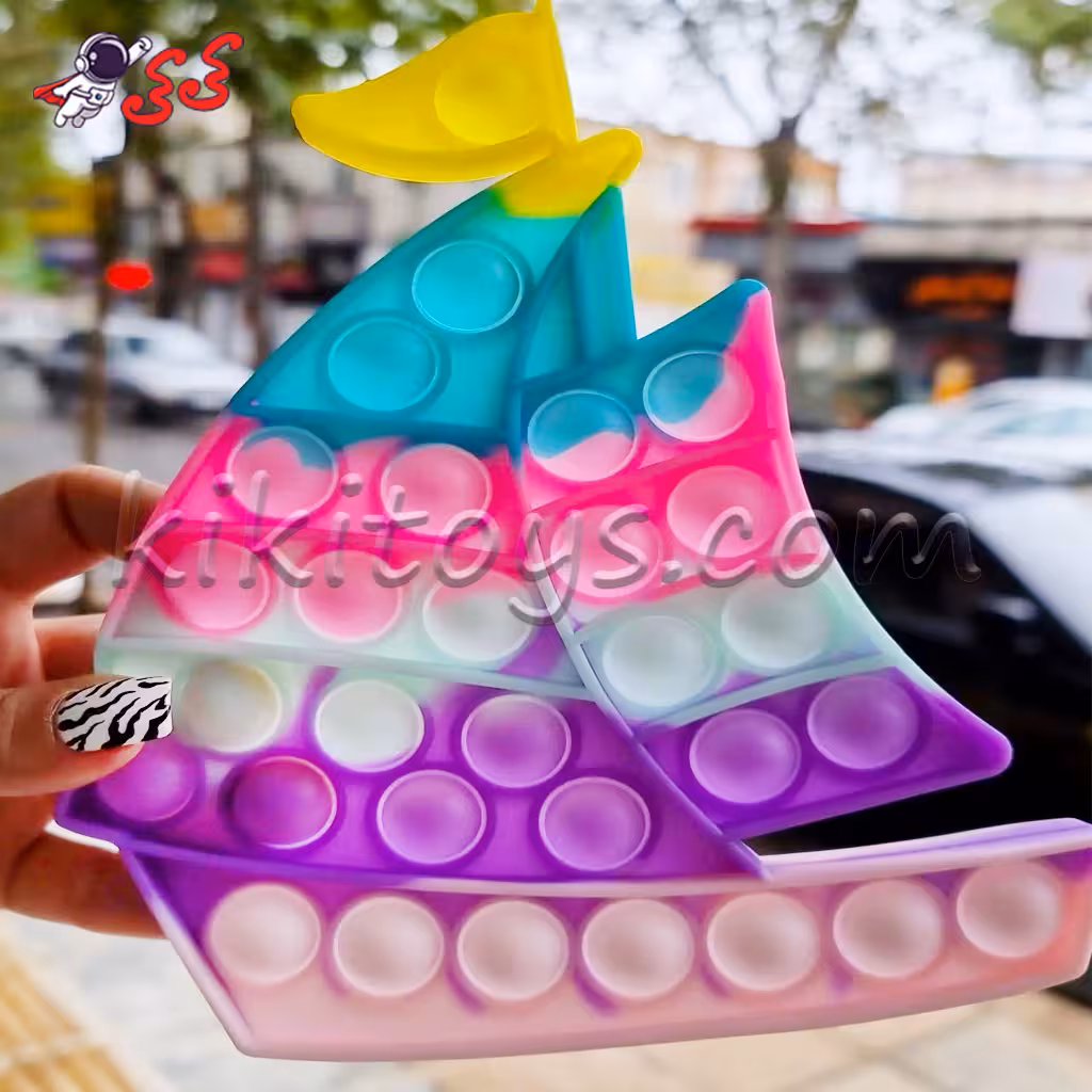 پاپت طرح قایق اسباب بازی رنگی MSQ7