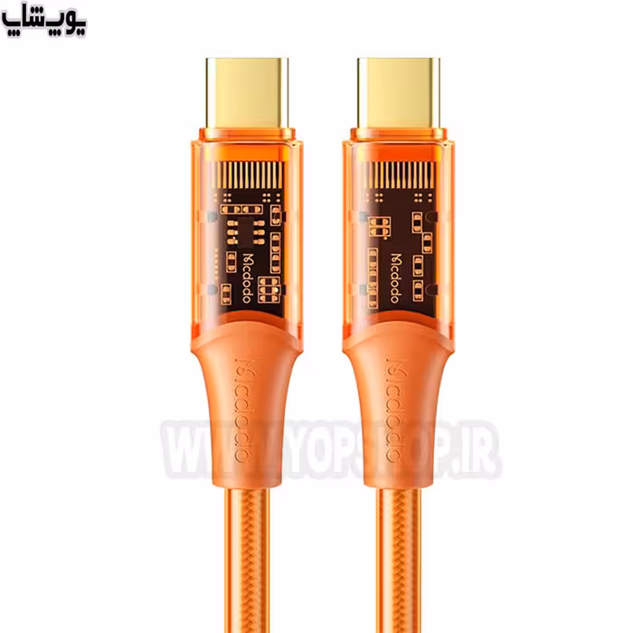 کابل تبدیل تایپ C به تایپ C فست شارژ 100W مک دودو مدل CA-211 به طول 1.2 متر
