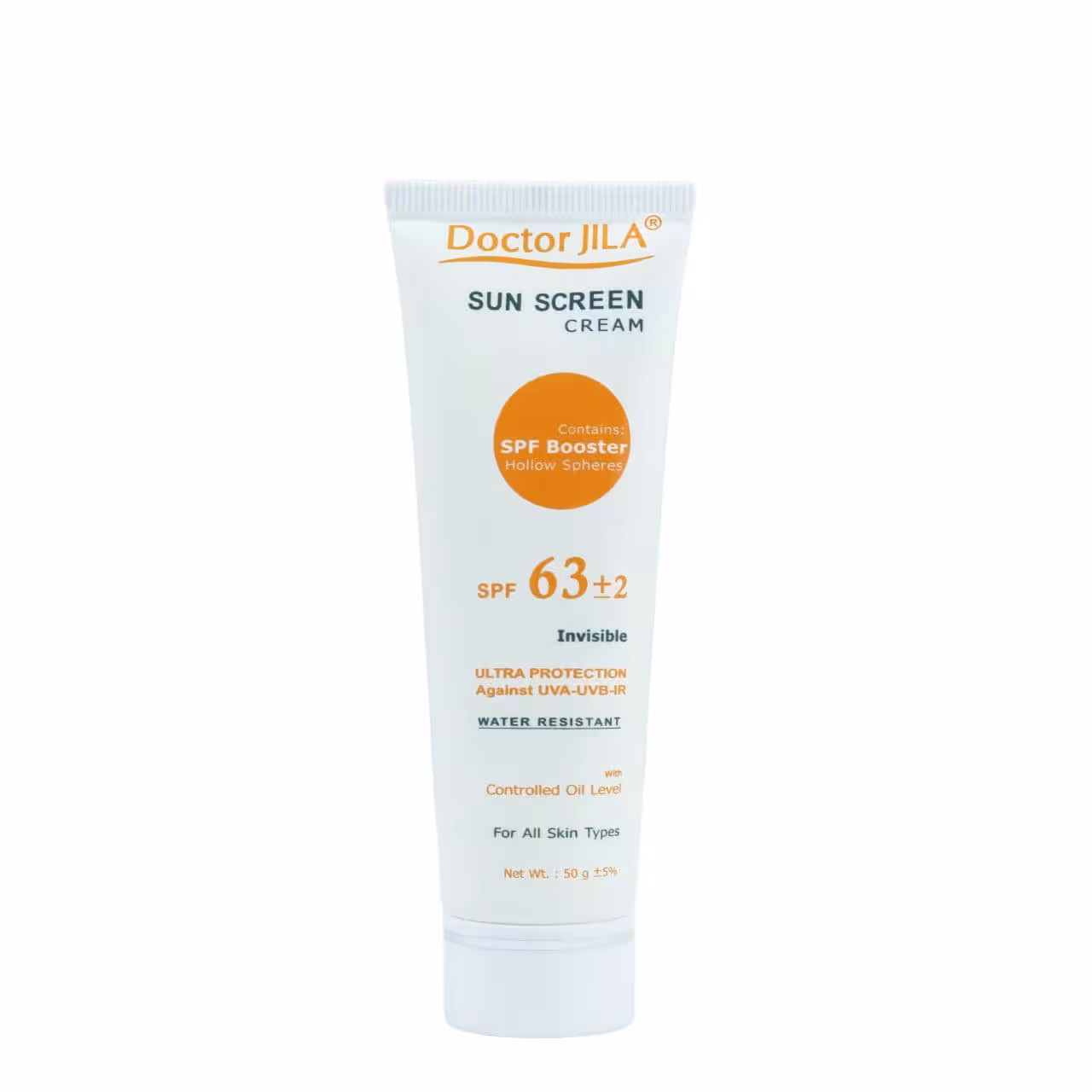 دکتر ژیلا-ضد افتاب SPF63بیرنگ 50گ