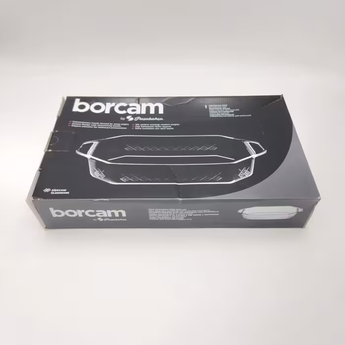 تابه پیرکس مستطیل مدل borcam برند پاشاباغچه ترکیه