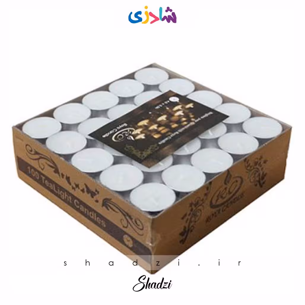 شمع وارمر 100 عددی سفید