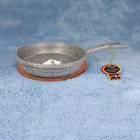 تابه گرانیتی تک دسته خاکستری سایز 14 پیلو PILAU مدل هپی