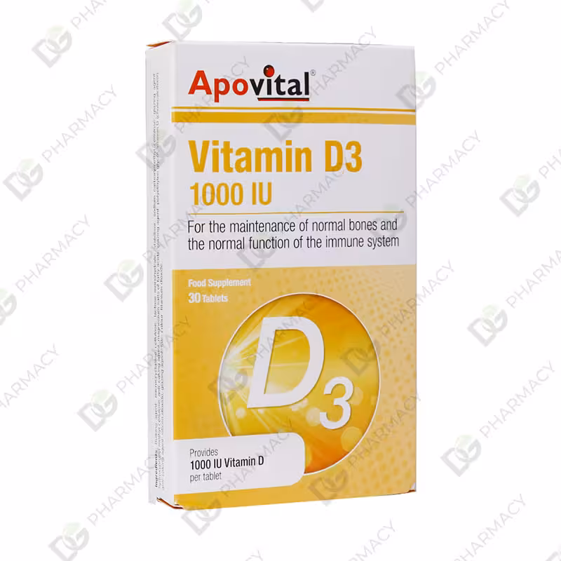ویتامین د3 آپوویتال 1000 واحدی دیجی فارماسی