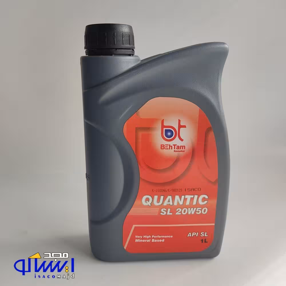 روغن موتور 20W50 بهتام (توتال سابق) 1 لیتری شرکتی ایساکو اصل 0770702302
