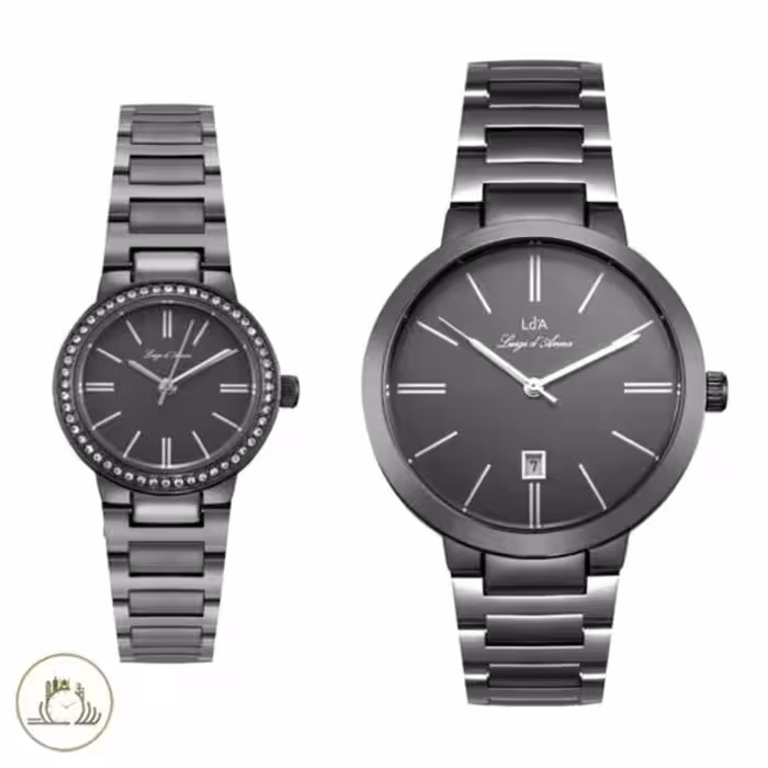 ساعت مچی ست لوئیجی دی انا LdA مدل  KG2502/KL2503