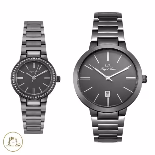 ساعت مچی ست لوئیجی دی انا LdA مدل  KG2502/KL2503