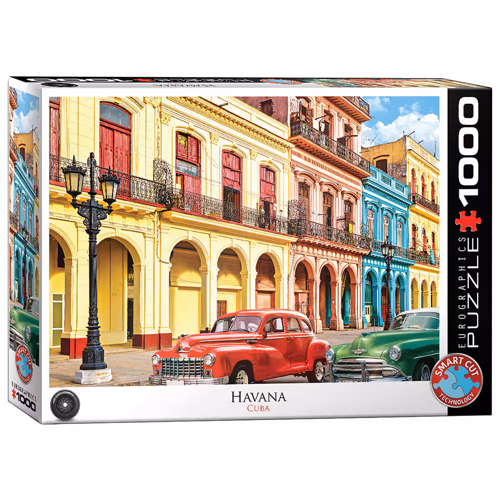 پازل 1000 قطعه Eurographics طرح هاوانا کوبا