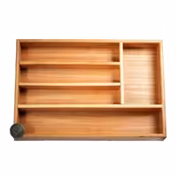 ارگانایزر کابینت مدل جاقاشقی چوبی هاوین مدل Rustic کد 10912