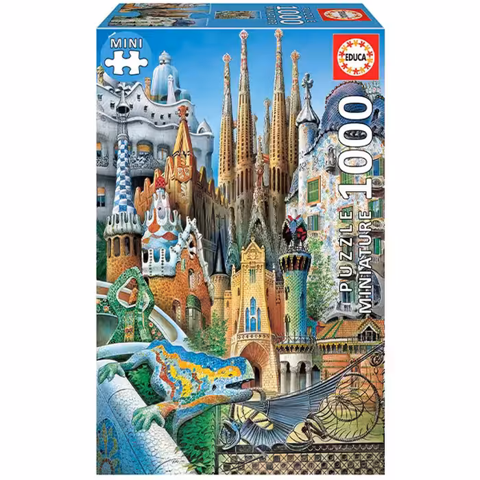 پازل 1000 قطعه Educa طرح کلاژ گائودی