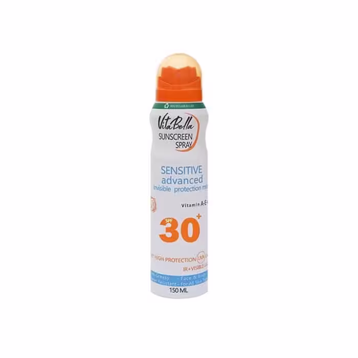 اسپری ضد آفتاب فاقد چربی ویتابلا SPF 30