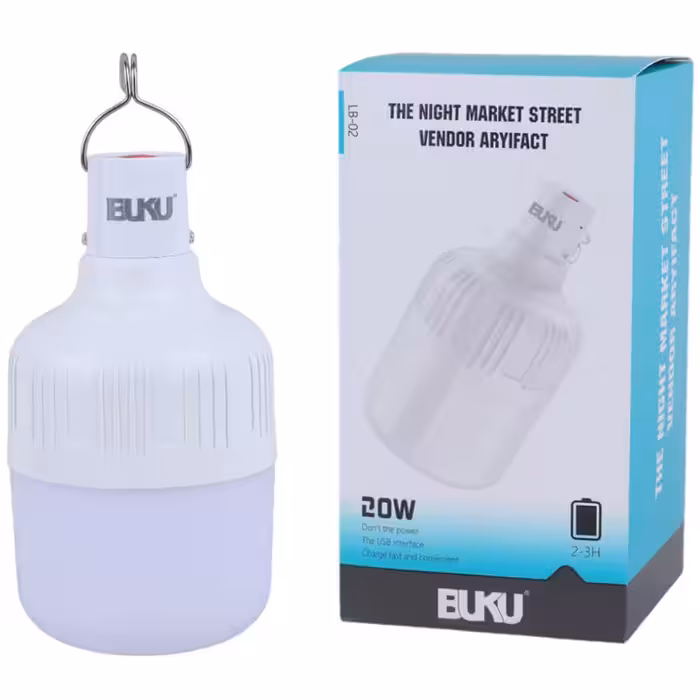 لامپ شارژی 20 وات بوکو LB-02