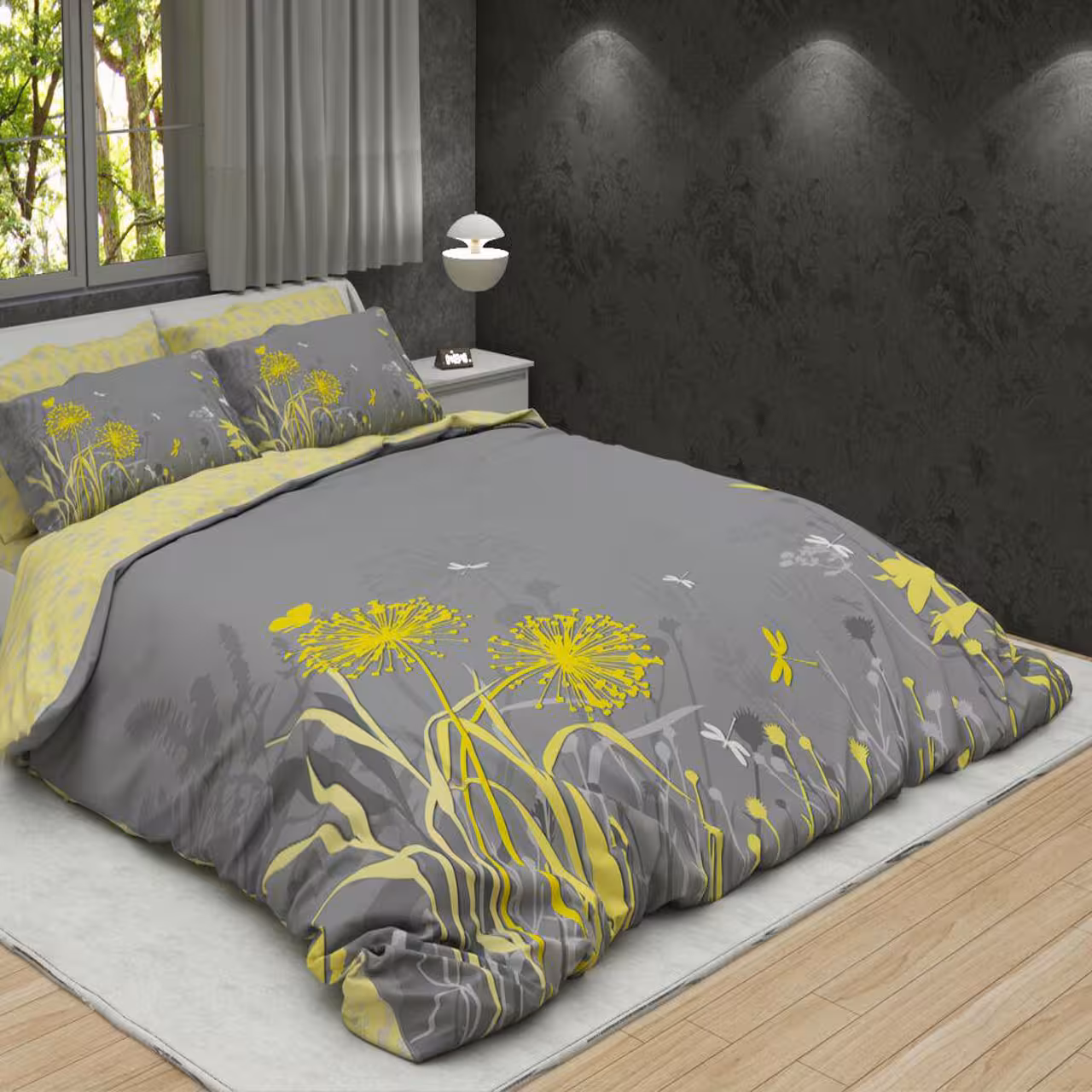 سرویس لحاف روتختی ترکسان کد D88 دو نفره 6 تکه