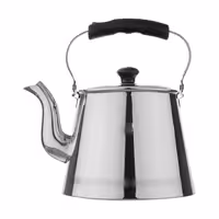 کتری لوله ای استیل 2.5 لیتری کف چدن کد 30806