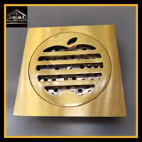 کف شور استیل سایز10*10 رنگ طلایی مات