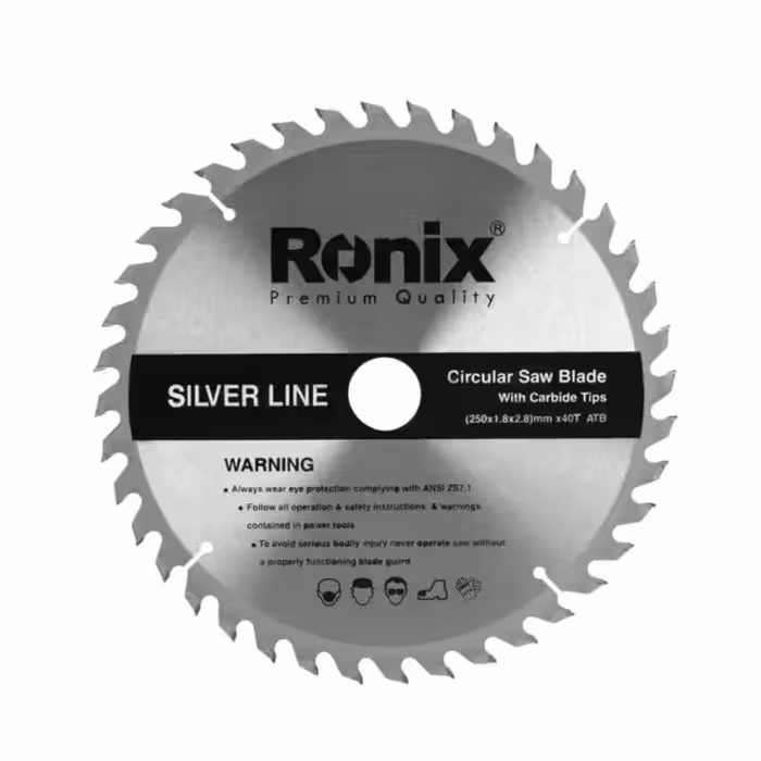 silverline 250×40 اره الماسه ساده رونیکس کد 5109