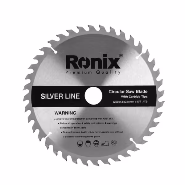 silverline 250×40 اره الماسه ساده رونیکس کد 5109