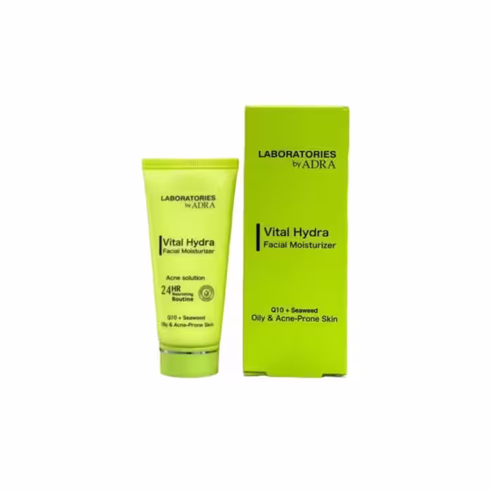 کرم مرطوب کننده لابراتوریز آدرا مناسب پوست چرب و دارای آکنه 65 میلی لیتر |  Adra Laboratories moisturizing cream suitable for oily and acne-prone skin 65 ml