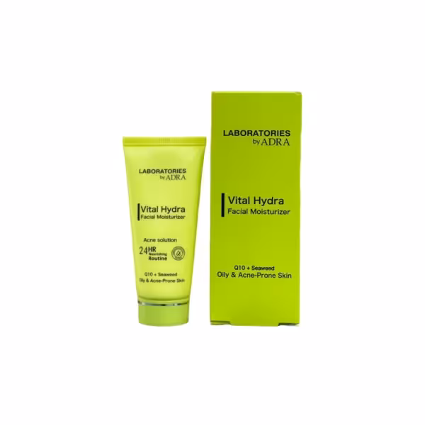 کرم مرطوب کننده لابراتوریز آدرا مناسب پوست چرب و دارای آکنه 65 میلی لیتر |  Adra Laboratories moisturizing cream suitable for oily and acne-prone skin 65 ml