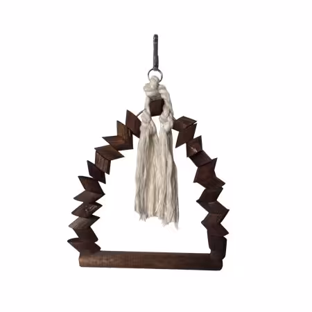 اویز چوبی استراحت طوطی