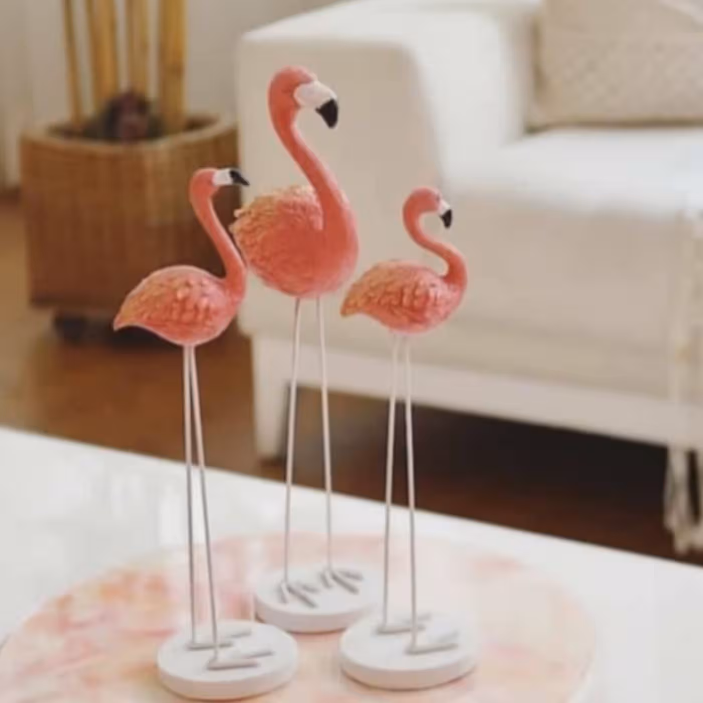 مجسمه 3 عددی فلامینگو