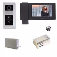 مجموعه دربازکن تصویری سیماران مدل 73M-VFBT1 یک طبقه کارتی به همراه محافظ ولتاژ مانیتور | چاوه