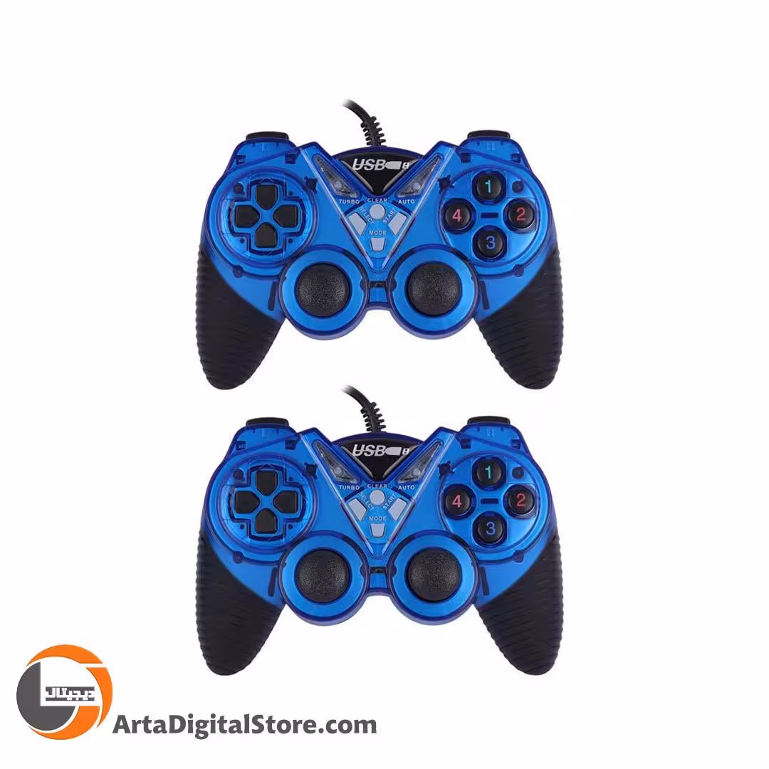 دسته بازی دوبل شوکدار USB-890