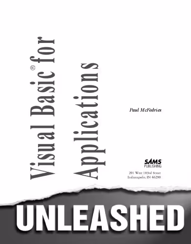 خرید و دانلود نسخه کامل کتاب Visual Basic for applications unleashed