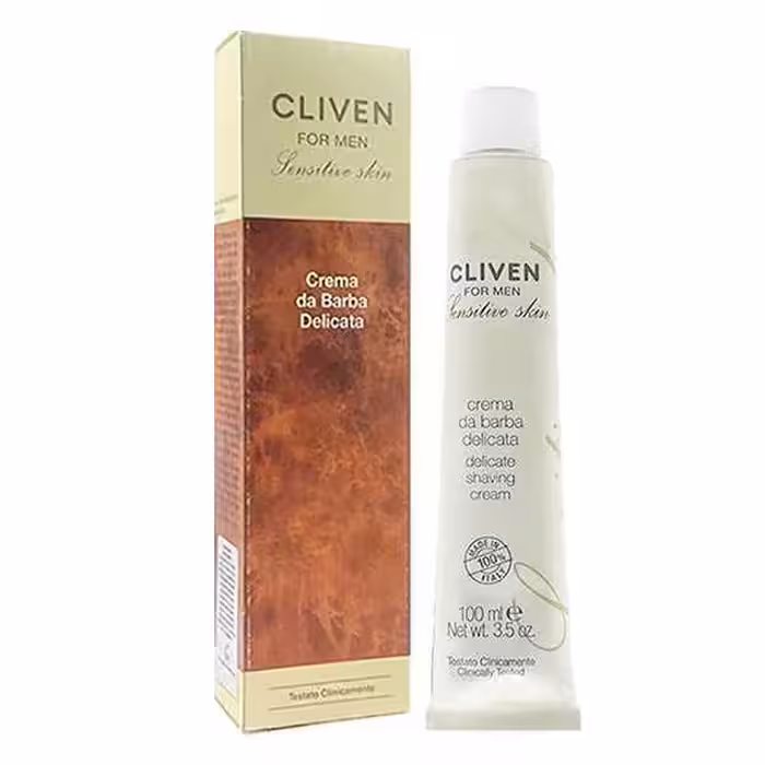 کرم اصلاح صورت پوست حساس کلیون ( Cliven shaving cream sensitive skin )