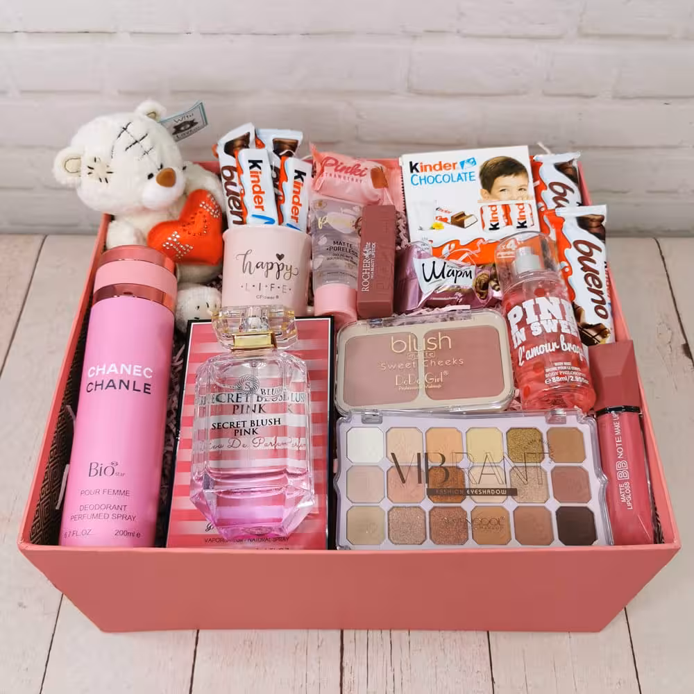 باکس هدیه ولنتاین دخترانه کد V734