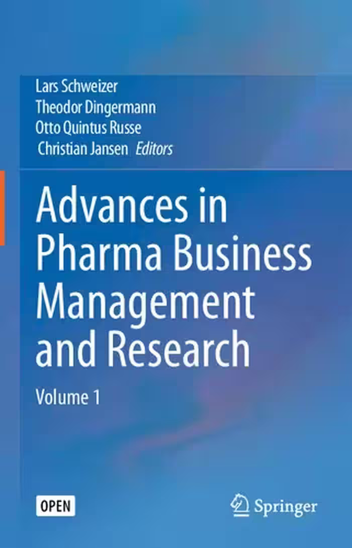 خرید و دانلود نسخه کامل کتاب Advances in Pharma Business Management and Research - Original PDF
