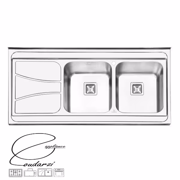 سینک پرنیان استیل مدل PS1112 روکار