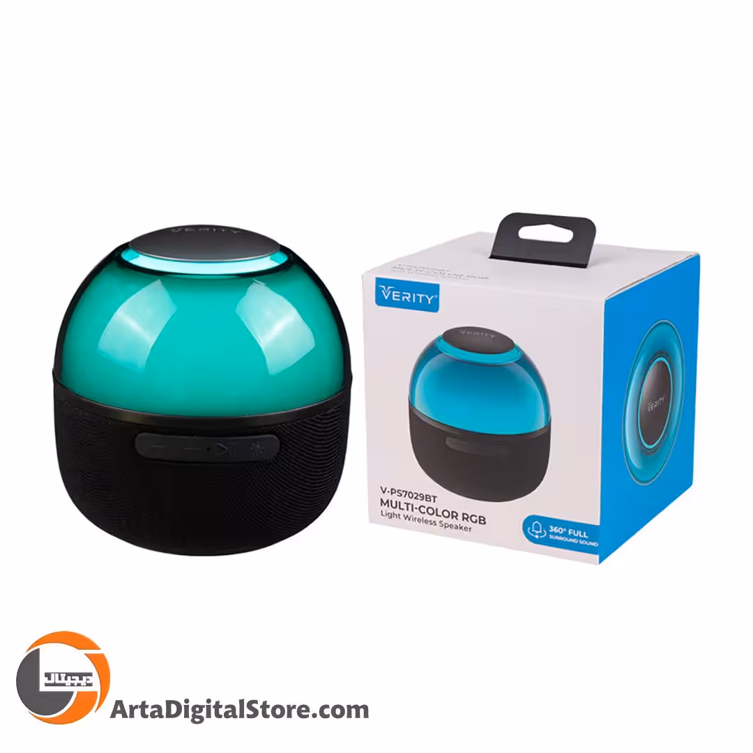 اسپیکر بلوتوثی وریتی Verity V-PS7029BT Black and Blue