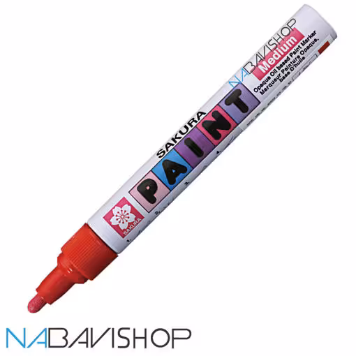 متال مارکر ساکورا مدل ماژیک صنعتی قرمز