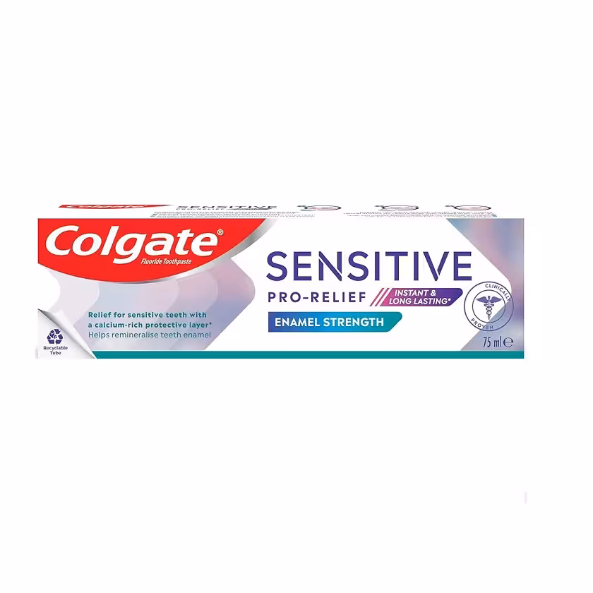خمیردندان تسکین دهنده فوری کلگیت Colgate Sensitive Enamel Strength حجم 75 میل
