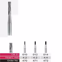 فرز کارباید دسته 19mm (جهت استفاده توربین) CB31– VerDent - فروشگاه تخصصی دندانپزشکی سپیرا