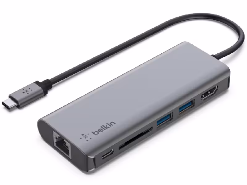 هاب تایپ سی 6 پورت بلکین مدل ABL007