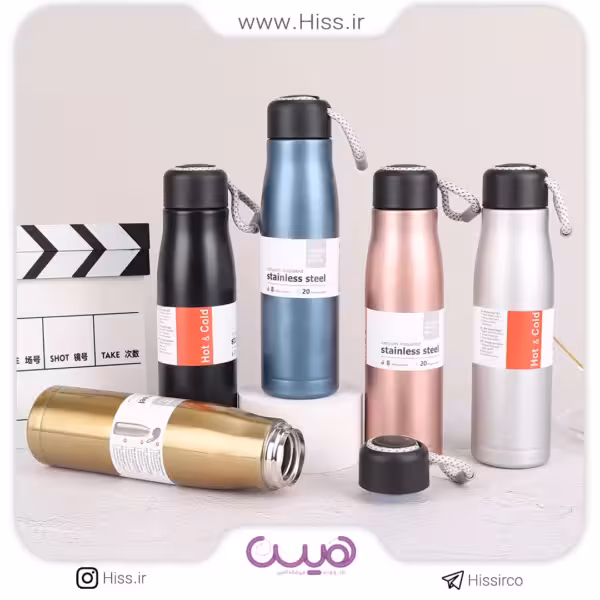 فلاسک استیل بدنه رنگی