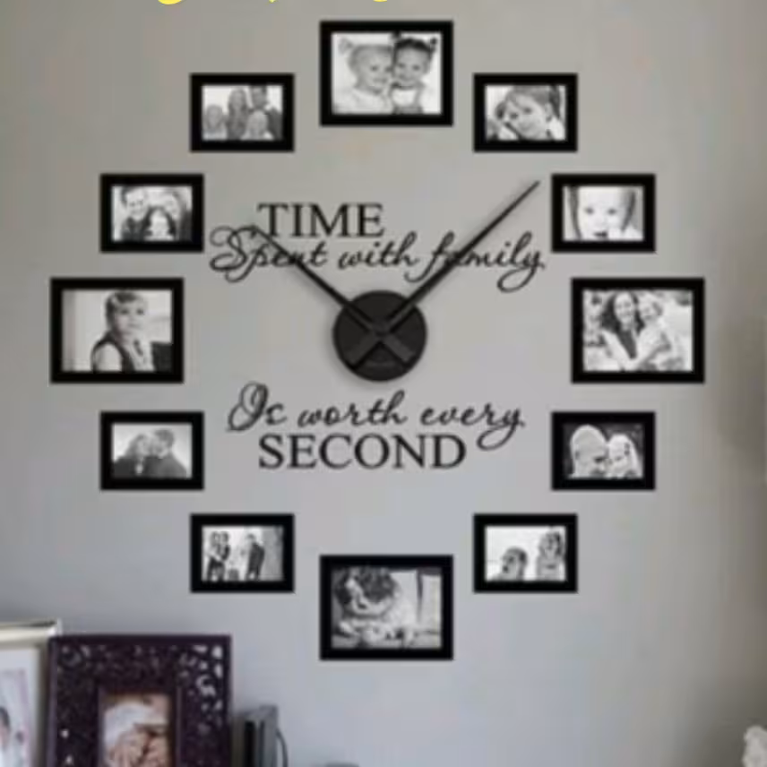ساعت دیواری قاب عکس