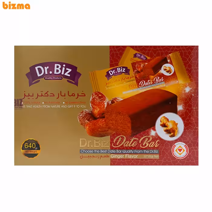 خرمابار زنجبیلی دکتر بیز – 32 عددی