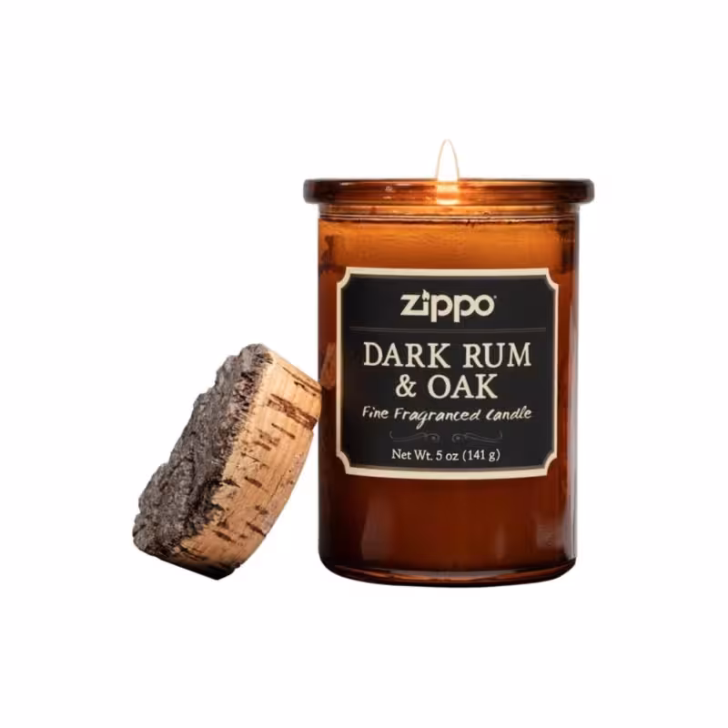 موم معطر زیپو Zippo | رایحه بلوط و روم تیره | موم طبیعی | مناسب برای رایحه درمانی و دکوراسیون | ساخته شده با کیفیت بالا