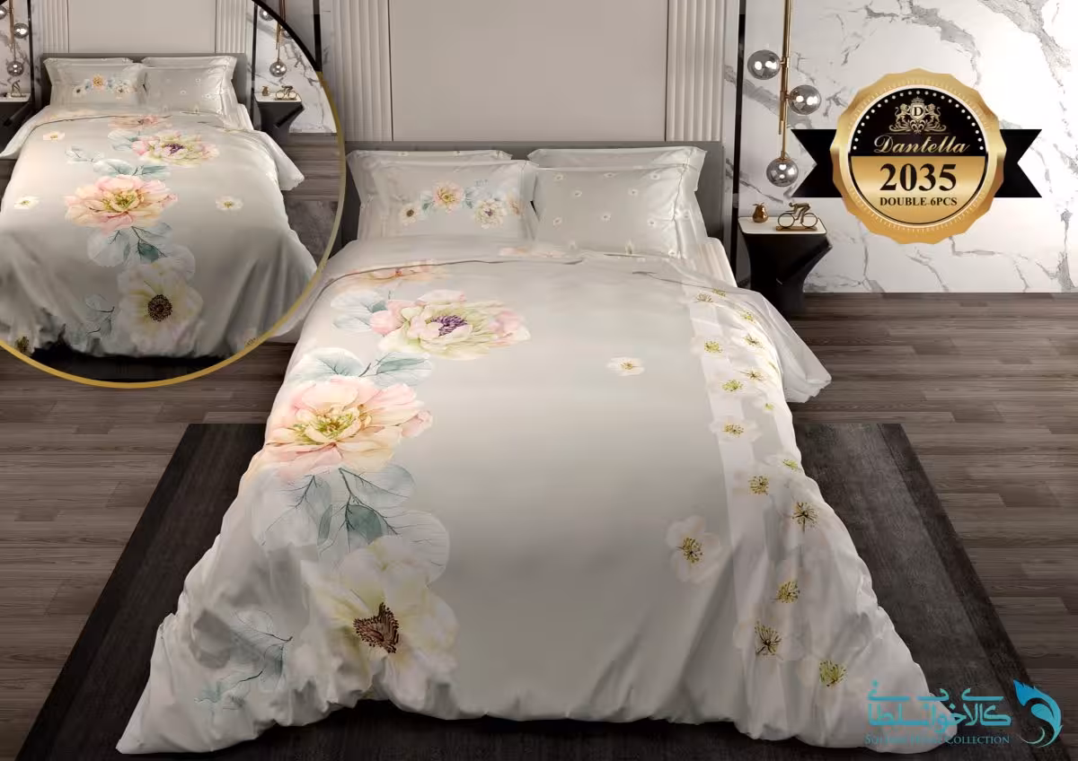 سرویس روتختی دانتلا طرح flowr کد 2035 دو نفره