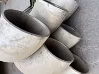 زانو 8 اینچ 90 درجه رده 40 درزداز از جنس  A 403/ WP 321