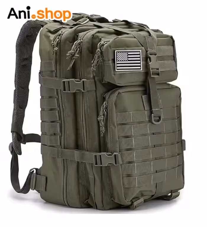 کوله پشتی تاکتیکال 50 لیتری برزنتی سبز