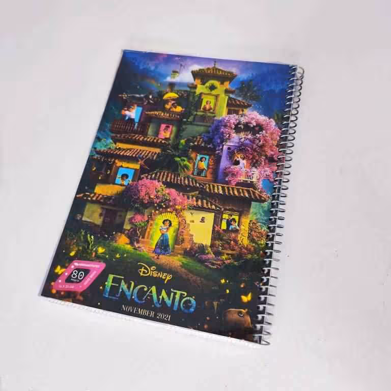 دفتر80برگ وزیری سیمی طلقی هیرمندپیپر