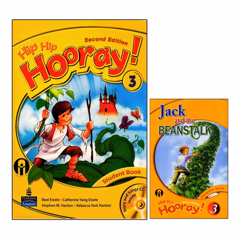 کتاب Hip Hip Hooray 3 اثر جمعی از نویسندگان انتشارات الوندپویان دو جلدی