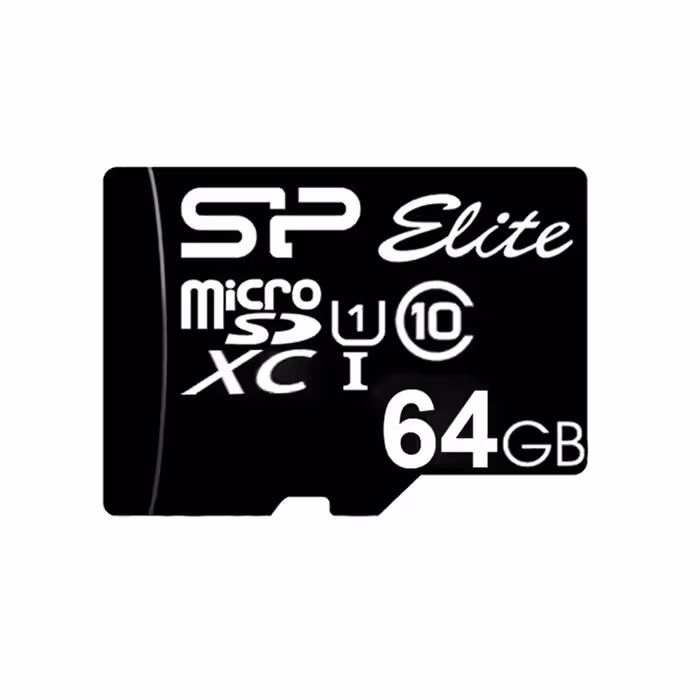 کارت حافظه‌ microSDXC سیلیکون پاور مدل Elite کلاس 10 استاندارد UHS-I U1 ظرفیت 64 گیگابایت
