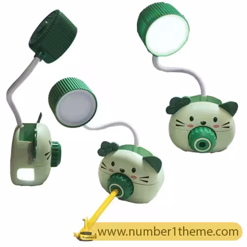 چراغ مطالعه و چراغ خواب فانتزی گربه تراش دار